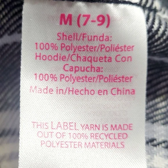 Women’s Plaid Hooded Shacket Jacket Button Up Gray Black Size Medium - Picture 10 of 11